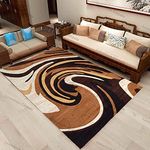 Luxurious Carpets Beatiful Floral Design Velvet Touch Carpet for Living Room and Bed Room with 1 inch Thickness - (4 x 5 Feet) Colour Multi