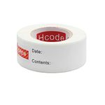 Hcode 1 x 3'' Removable Freezer Food Labels Cooler Food Storage Freezer Stickers Refrigerator Labels Adhesive Restaurant Quality Freezer Paper Labels 300 Stickers per Roll(1x3 Fill in)