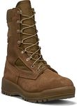 Belleville 550 ST 8 Inch USMC Hot Weather Steel Toe Boots (EGA) - Mojave Cattlehide Leather Combat Boots For Men, Safety Rates For Electrical Hazard Resistance (EH), Mojave - 8.5 R