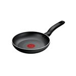 Tefal Titanium Essential Frying Pan 20 cm, Non-Stick Coating, Metal Safe, Compatible with All Hobs Except Induction, Flawless Glide, Everyday Use, B9410244