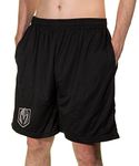 Calhoun NHL Men's Team Logo Air Mesh Shorts (Vegas Golden Knights, Small)