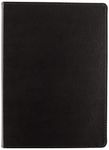 C.R. Gibson Black Leather Large Journal Notebook, 7.5" W x 10.25" L, 192 Pages