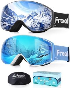 Kids Snowboard Winter Ski Goggles Snow Helmet with Anti Fog UV Protection
