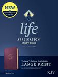 KJV Life Application Study Bible, Third Edition, Large Print: King James Version, Purple, Leatherlike, Red Letter