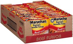 Maruchan Ramen Beef, 3 Ounce, Pack 