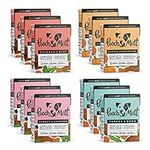 Pooch & Mutt - Variety Pack of Complete Wet Dog Food, Dry Dog Food Topper, 12x375g