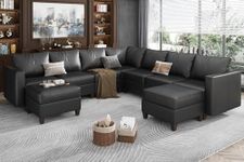 EASE MOOSE Faux Leather Sectional M