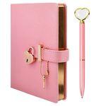 Diary with Lock and Key, Heart Shaped Lock Diary, Notebook with Lock, Secret Diary for Girls, Lockable Notebook, Journal with Lock and Key, Girls Diary, Gift for Girls Women Wife