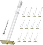 Drywall Anchor with Included Bolts for 3/16”-24, Heavy Duty Hollow Drywall Anchors for TV Mounting Kit, Stainless Steel Hollow Wall Anchors Holds up to 240lbs Each in 1/2” Drywall, 12 Packs