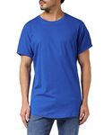 Urban Classics Men's Shaped Long Tee Camiseta, Sporty Blue, XXL