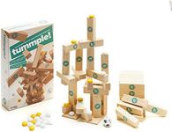 Tummple - Wooden Block Stacking Tower Game - Fun Party & Family Board Game for Kids, Teens & Adults - STEM Educational