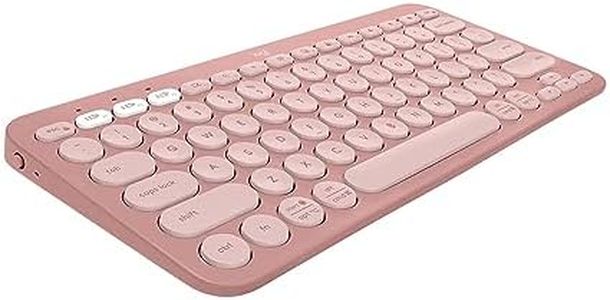 Logitech Pebble Keys 2 K380s - QWERTY US International Layout, Rose