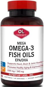 Olympian Labs Mega Omega 3 Fish Oils, 60 sevings