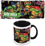 Pyramid International Teenage Mutant Ninja Turtles Coffee Mug (Turtle Power Design) 11oz Ceramic Coffee Mug, Cups and Coffee Mugs for Women, Mugs for Men and Mugs for Kids - Official Merchandise