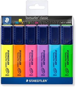 Staedtler Textsurfer Classic Highlighter, Assorted (6 Pieces)