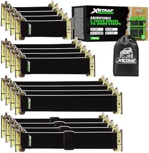 XSTRAP STANDARD 16 Pack E-Track Bungee Tie-Down Straps, Securing Straps Kit