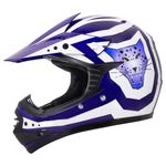 Zorax Blue L (53-54cm) ZOR-X17 KIDS MOTOCROSS HELMET Children Quad Dirt Bike Crash Motorbike ATV Helmet ECE 2206