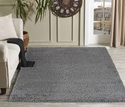 Serdim Rugs Living Room Shaggy Area Rugs Dark Grey 60x110cm(2'x3'7)