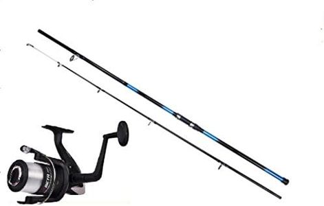Oakwood Shakespeare Beta Reel 12ft Beachcaster Combo Sea Beach Fishing Rod