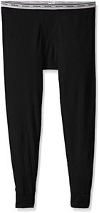 Fruit of the Loom Men's Classics Midweight Thermal Bottom, Black Soot, XX-Large