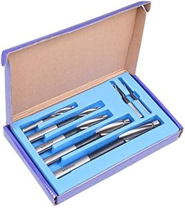 Accusize Industrial Tools 7 Pc Metric Hss Solid Capscrew Counterbore Set, 3 Flute, Straight Shank, 508S-007m