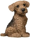 Design Toscano Airedale Puppy Dog Statue, Multicolored