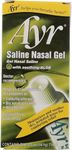 AYR Saline Nasal Gel, with Soothing Aloe, 0.5 Ounce Tube (Pack of 3)