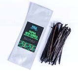 Vanilla Mart Vanilla Pods from Papua New Guinea (PNG) Grade A Beans Flowery Fruity Aroma (10 Pods)