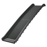 TRIXIE 62-in Pet Ramp, Folding Dog Ramp, Portable Dog Ramp for Cars, Trucks, and SUV, Non-Skid Surface, Black