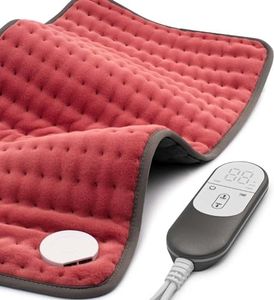 VALGELUIK Heating pad for Back, Neck, Shoulder, Cramps and Leg Pain Relief, Heat Pads Christmas Gifts for Women, Men, Mom, Dad, Auto-Off,Machine Washable,Moist Dry Heat Options,Extra Large 12"x24"