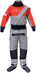 Semi Dry Suit Kayak Drysuit for Angler Kayak Fishing Canoe Camping Yatch Sailing Jetskis and ATV&UTV Sports, Neoprene Gaskets, Medium