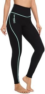 Lemorecn Wetsuit Pants Women 2mm, Super Stretch Neoprene Women’s Wetsuit Pants for Diving Surfing Swimming Snorkeling Scuba Kayaking Water Sports(1023green-XXL)
