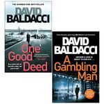 David Baldacci Aloysius Archer Series 2 Books Collection Set (One Good Deed, A Gambling Man)