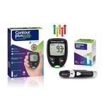 Contour Plus Elite Blood Glucose Monitoring System (with Bluetooth) | Glucometer with 25 Free Test Strips