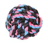 MAMMOTH Flossy Chews Monkey Fist Ball, Medium, 4-3/4-Inch