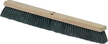 Carlisle 3621922403 Flo-Pac Hardwood Block Floor Sweep, Tampico Bristles, 24" Block Size, 2-1/2" Bristle Trim, Black