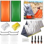 Emergency Survival Sleeping Bag, Tent and Blanket Kit