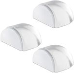 VIDELLY 3 Pieces Door Stopper Transparent Self-Adhesive Door Stopper Floor Wall Buffers Protector Acrylic Shower Door Stopper No Drilling for Home Office Protect Walls and Furniture, Clear,4cm/1.57in