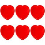 6 Pcs 4 Inch Heart Shaped Cake Pans,Nonstick Silicone Heart Cake Mold,Heart Cake Pan Set for Brownies for use in Oven, Microwave, Air Fryer and Freezer