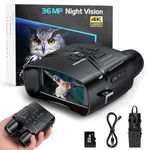 Anyork Night Vision Goggles - 4K Night Vision Binoculars for Adults, 3'' Large Screen Binoculars can Save Photo and Video with 32GB Memory Card & Rechargeable Lithium Battery