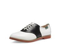 Eastland Women's Sadie Oxford, Black/White, 9 M US