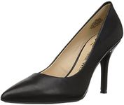 NINE WEST Women's FIFTH9X9 LE Leather Pump, Black Calf Leather, 7.5 US