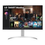 LG Smart Monitor 32SQ730S, 32" 4K UHD(3840x2160) webOS Smart Monitor, Magic Remote Control, USB Type-C, 2 x 5W Stereo Speakers, AirPlay 2 + Screen Share + Bluetooth (US Model)
