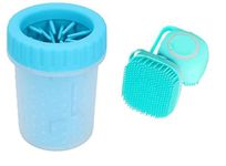 RvPaws Portable Pet Paw Cleaner with Shampoo Dispenser for all Breeds Dogs (Color May Vary) Pack of 2