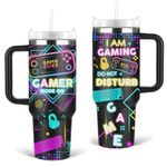 Gamer Gifts for Men, Gamer Tumbler 40 Oz, Gifts for Gamers, Gamer Gifts, Gaming Stuff for Boys, Gaming Gifts, Cool Gifts for Gamer, Birthday Gamer Gifts