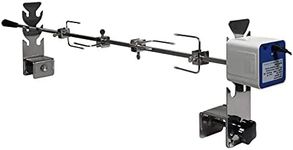 ZENONEZ Rotisserie Kit Universal Replacement Quick Install Portable Spit Grill Outdoor Camping BBQ (5078T)