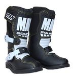 Wulfsport Kids Max Equipe Cub Motocross Motorbike Boots Black/White - EU29