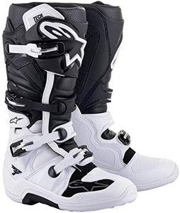 Alpinestars 2012014-21-10 Tech 7 Boots White/Black Sz 10