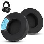 Wzsipod Cooling-Gel Replacement Ear Pads for Corsair Virtuoso Gaming Headset, Corsair Virtuoso Earpads with Smooth Fabric & High-Density Memory Foam, Sound Isolation Ear Cushion