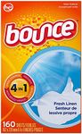 Bounce Fresh Linen Fabric Softener Sheets 160 Count